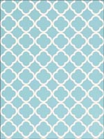 Morroco Azure Wallpaper 5005875 by Schumacher Wallpaper for sale at Wallpapers To Go