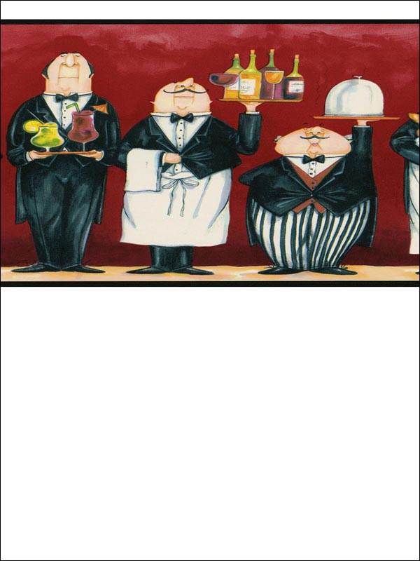 Chefs Border FK78453 by Norwall Wallpaper for sale at Wallpapers To Go