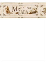 Coffee Border FK78456 by Norwall Wallpaper for sale at Wallpapers To Go