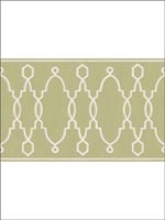 Parterre Leaf Green Border 993012 by Cole and Son Wallpaper for sale at Wallpapers To Go