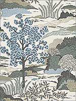 Daintree Aqua Wallpaper T85043 by Thibaut Wallpaper for sale at Wallpapers To Go