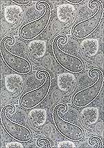 Sherrill Paisley Grey Fabric F985077 by Thibaut Fabrics for sale at Wallpapers To Go