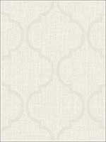 Metallic Geo Trellis Grasscloth Look Textured Wallpaper OY34805 by Paper and Ink Wallpaper for sale at Wallpapers To Go