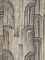 Crescent Paper Ebony Cream Wallpaper GWP3304816 by Grundworks Wallpaper for sale at Wallpapers To Go