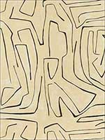 Graffito Linen Onyx Wallpaper GWP350118 by Grundworks Wallpaper for sale at Wallpapers To Go