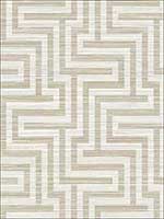 Grasscloth Greek Key Wallpaper TL30207 by Pelican Prints Wallpaper for sale at Wallpapers To Go