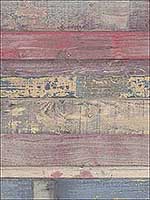 Beachwood Red Navy Wallpaper FH37557 by Patton Norwall Wallpaper for sale at Wallpapers To Go