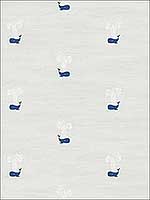 Tiny Whales Wallpaper DA60300 by Seabrook Wallpaper for sale at Wallpapers To Go
