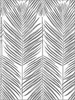 Paradise Palm Daydream Gray Wallpaper NW33008 by NextWall Wallpaper for sale at Wallpapers To Go