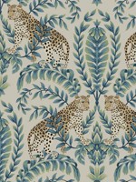 Jungle Leopard Taupe Wallpaper KT2206 by Ronald Redding Wallpaper for sale at Wallpapers To Go