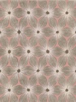 Everlasting Coral Gold Wallpaper CI2301 by Candice Olson Wallpaper for sale at Wallpapers To Go