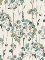 Flourish Turquoise Wallpaper CN2102 by Candice Olson Wallpaper for sale at Wallpapers To Go