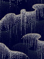 Moonlight Pearls Navy Wallpaper OS4264 by Candice Olson Wallpaper for sale at Wallpapers To Go