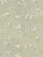 Braham Aqua Floral Trail Wallpaper 312344107 by Chesapeake Wallpaper for sale at Wallpapers To Go