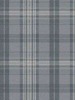 Austin Slate Plaid Wallpaper 3123330214 by Chesapeake Wallpaper for sale at Wallpapers To Go
