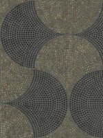 Bel Air Black Fan Wallpaper 4044380274 by Advantage Wallpaper for sale at Wallpapers To Go