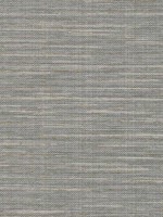 Bay Ridge Grey Faux Grasscloth Wallpaper 29848016 by Warner Wallpaper for sale at Wallpapers To Go