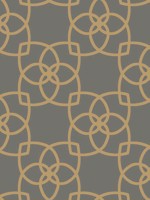 Serendipity Gray Gold Wallpaper Y6200204 by Antonina Vella Wallpaper for sale at Wallpapers To Go