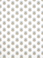 Milford Spa Blue Fabric AF15159 by Anna French Fabrics for sale at Wallpapers To Go