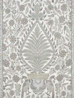 Palampore Grey Fabric AF78724 by Anna French Fabrics for sale at Wallpapers To Go