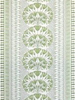 Cairo Green and White Fabric AF9623 by Anna French Fabrics for sale at Wallpapers To Go