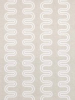 Herriot Way Embroidery White on Flax Fabric AF9639 by Anna French Fabrics for sale at Wallpapers To Go