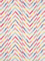 Hamilton Embroidery Multi on Cream Fabric W714343 by Thibaut Fabrics for sale at Wallpapers To Go