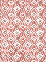 Pass A Grille Coral Fabric F910619 by Thibaut Fabrics for sale at Wallpapers To Go