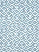 Indian Diamond Spa Blue Fabric F910662 by Thibaut Fabrics for sale at Wallpapers To Go