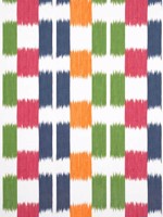 Kasuri Green and Pink Fabric F920838 by Thibaut Fabrics for sale at Wallpapers To Go