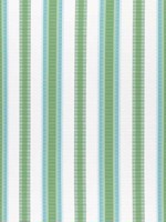 Samba Stripe Kelly Green and Pool Fabric W74672 by Thibaut Fabrics for sale at Wallpapers To Go