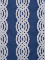 Braid Embroidery Navy Fabric W710802 by Thibaut Fabrics for sale at Wallpapers To Go