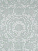 Earl Damask Robins Egg Fabric W710839 by Thibaut Fabrics for sale at Wallpapers To Go