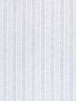 Southport Stripe Sterling and Cobalt Fabric W73484 by Thibaut Fabrics for sale at Wallpapers To Go