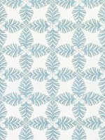 Starleaf Aqua Fabric F92972 by Thibaut Fabrics for sale at Wallpapers To Go