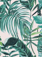 Palmera Turquoise Wallpaper WLD53101W by OhPopsi Wallpaper for sale at Wallpapers To Go