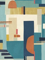 Rhodes Teal Blocs Wallpaper CEP50131W by OhPopsi Wallpaper for sale at Wallpapers To Go