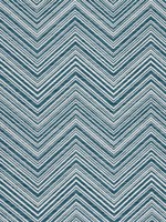 Monti Chevron Indigo Fabric W77136 by Thibaut Fabrics for sale at Wallpapers To Go