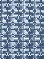 Labyrinth Velvet Navy Fabric WTG-243429 by Thibaut Fabrics for sale at Wallpapers To Go