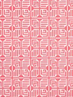 Labyrinth Velvet Coral Fabric WTG-243436 by Thibaut Fabrics for sale at Wallpapers To Go