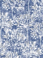 Dori Blue Painterly Floral Wallpaper WTG-246197 by Advantage Wallpaper for sale at Wallpapers To Go