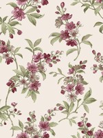 Ramabe Edra Red Wallpaper WTG-247418 by Galerie Wallpaper for sale at Wallpapers To Go