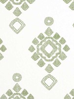 Province Medallion Spruce Fabric WTG-247891 by Thibaut Fabrics for sale at Wallpapers To Go
