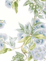 Camellia Garden Sky Wallpaper WTG-256224 by Anna French Wallpaper for sale at Wallpapers To Go