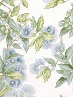Camellia Garden Sky Fabric WTG-256302 by Anna French Fabrics for sale at Wallpapers To Go