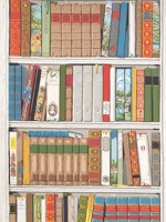 Bibliotheque Multicolor Wallpaper WTG-257822 by Brunschwig and Fils Wallpaper for sale at Wallpapers To Go