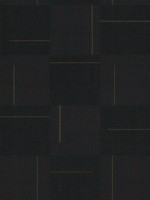 Geo Block Weave Black Wallpaper WTG-259852 by York Wallpaper for sale at Wallpapers To Go