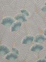 Clarice 02 Emerald Wallpaper WTG-261264 by Maxwell Wallpaper for sale at Wallpapers To Go