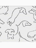 Buckley Monochrome White and Black Animals Wallpaper WTG-262672 by Graham and Brown Wallpaper for sale at Wallpapers To Go