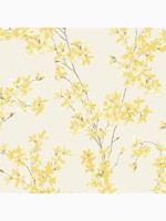 Forsythia Sunshine Wallpaper WTG-262871 by Laura Ashley Wallpaper for sale at Wallpapers To Go